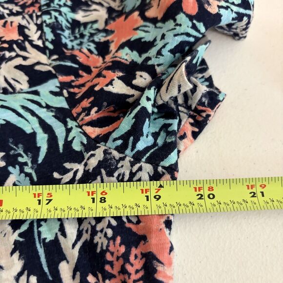 Coral Bay T-Shirt Women's Small Printed Square Neck Short Sleeve Casual Top - Picture 7 of 7